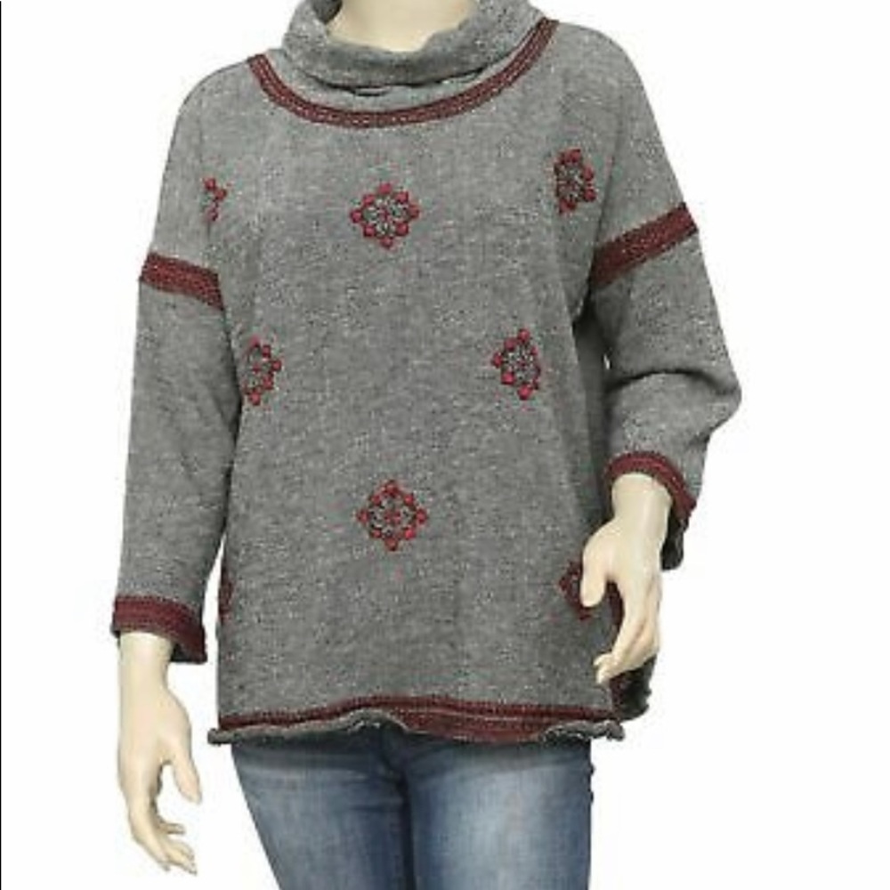 {{ Lucky Brand Sweater Tunic }} - Picture 1 of 6